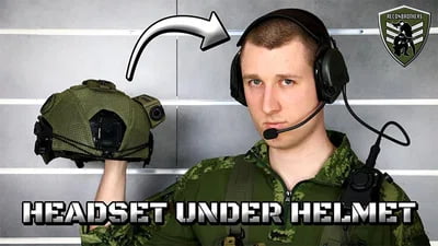 How to Wear a Headset Underneath a Helmet